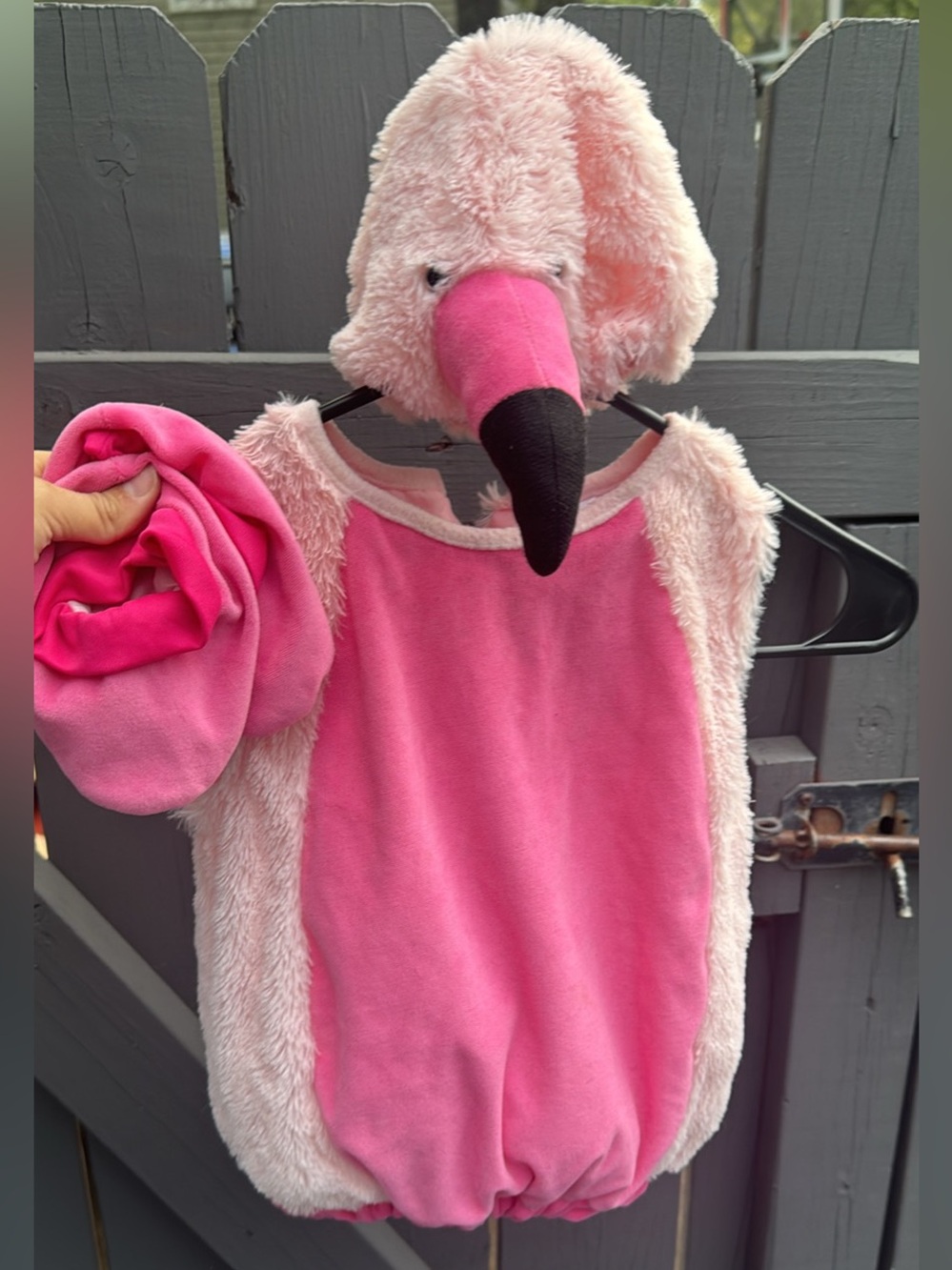 Pink Flamingo Infant One-Piece Costume